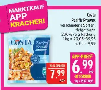 Marktkauf Costa pacific prawns Angebot