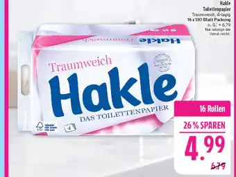 Marktkauf Hakle traumweich toilettenpapier Angebot