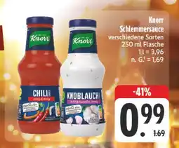 Edeka Knorr chili schlemmersauce Angebot