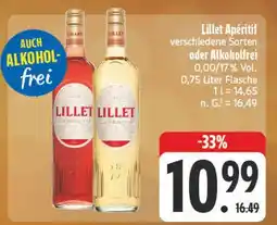 Edeka Lillet apéritif verschiedene sorten Angebot