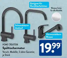 Aldi Süd HOME CREATION Spültischarmatur Angebot