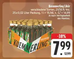Edeka Kuemmerling likör Angebot