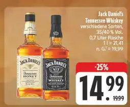 Edeka Jack daniel's tennessee whiskey honey Angebot