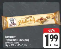 Edeka Tante fanny frischer butter blätterteig Angebot