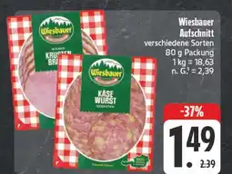 Edeka Wiesbauer käse wurst Angebot