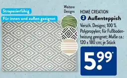 Aldi Süd HOME CREATION Außenteppich Angebot