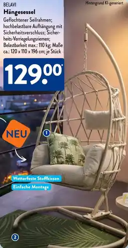 Aldi Süd BELAVI Hängesessel Angebot