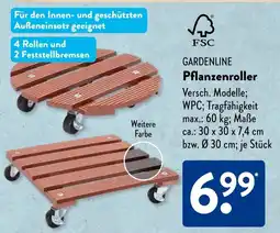 Aldi Süd GARDENLINE Pflanzenroller Angebot
