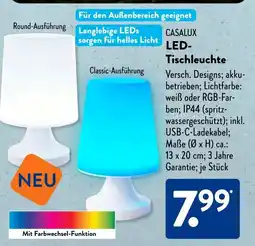 Aldi Süd CASALUX LED- Tischleuchte Angebot