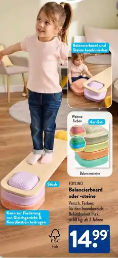 Aldi Süd TOYLINO Balancierboard oder -steine Angebot
