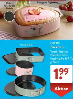 Aldi Süd CROFTON Backform Angebot