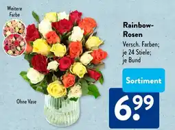 Aldi Süd Rainbow- Rosen Angebot