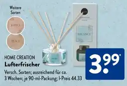 Aldi Süd HOME CREATION Lufterfrischer Angebot