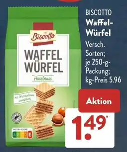 Aldi Süd BISCOTTO Waffel- Würfel Angebot
