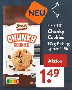 Aldi Süd BISCOTTO Chunky Cookies Angebot