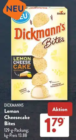 Aldi Süd DICKMANNS Lemon Cheesecake Bites Angebot