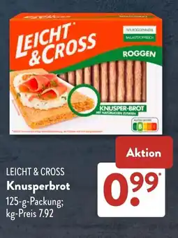 Aldi Süd LEICHT & CROSS Knusperbrot Angebot