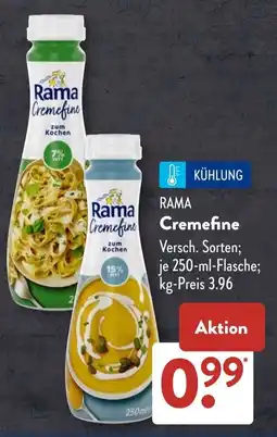 Aldi Süd RAMA Cremefine Angebot