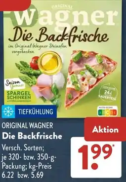 Aldi Süd ORIGINAL WAGNER Die Backfrische Angebot
