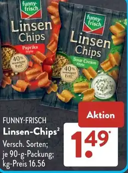 Aldi Süd FUNNY-FRISCH Linsen-Chips Angebot