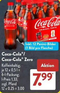 Aldi Süd Coca-Cola/ Coca-Cola Zero Angebot