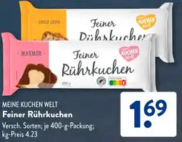 Aldi Süd MEINE KUCHEN WELT Feiner Rührkuchen Angebot