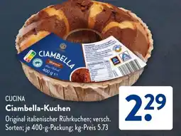 Aldi Süd CUCINA Ciambella-Kuchen Angebot