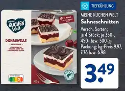 Aldi Süd MEINE KUCHEN WELT Sahneschnitten Angebot