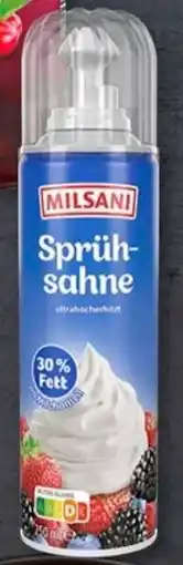 Aldi Süd MILSANI Sprühsahne Angebot