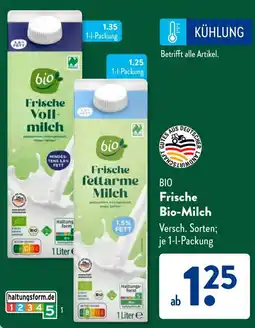 Aldi Süd BIO Frische Bio-Milch Angebot