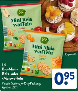 Aldi Süd BIO Bio-Mini Reis- oder -Maiswaffeln Angebot