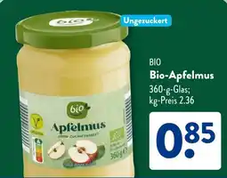 Aldi Süd Bio-Apfelmus Angebot