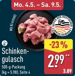 Aldi Nord Schinkengulasch Angebot