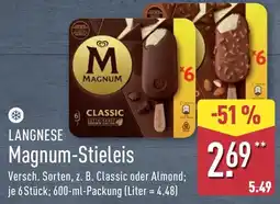 Aldi Nord LANGNESE Magnum-Stieleis Angebot