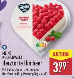 Aldi Nord MEINE KUCHENWELT Herztorte Himbeer Angebot