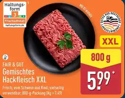 Aldi Nord FAIR & GUT Gemischtes Hackfleisch XXL Angebot