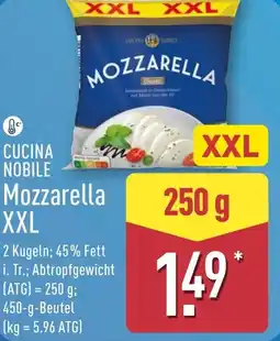 Aldi Nord CUCINA NOBILE Mozzarella XXL Angebot