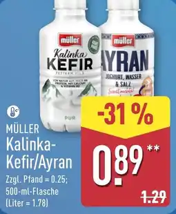 Aldi Nord MÜLLER Kalinka- Kefir/Ayran Angebot