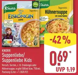 Aldi Nord KNORR Suppenliebe/ Suppenliebe Kids Angebot