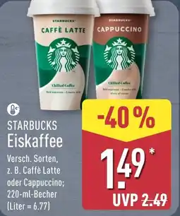 Aldi Nord STARBUCKS Eiskaffee Angebot