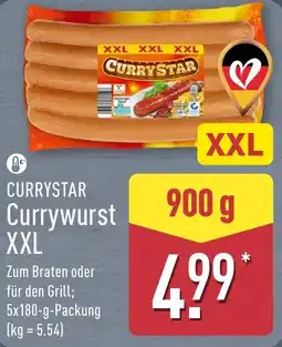 Aldi Nord CURRYSTAR Currywurst XXL Angebot