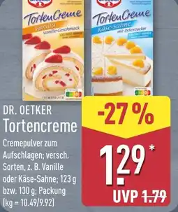 Aldi Nord DR. OETKER Tortencreme Angebot
