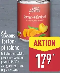 Aldi Nord ALL SEASONS Torten-pfirsiche Angebot