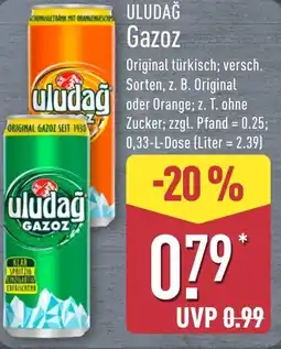 Aldi Nord ULUDAĞ Gazoz Angebot