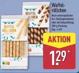 Aldi Nord Waffelröllchen Angebot