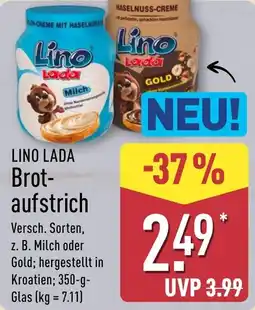 Aldi Nord LINO LADA Brotaufstrich Angebot