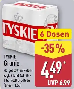 Aldi Nord TYSKIE Gronie Angebot