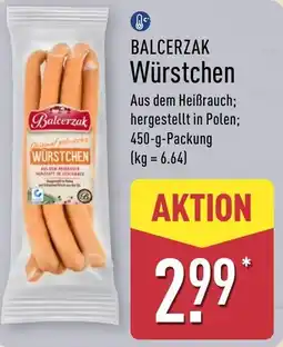 Aldi Nord BALCERZAK Würstchen Angebot