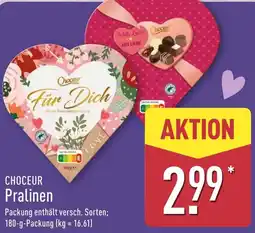 Aldi Nord CHOCEUR Pralinen Angebot
