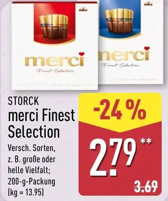 Aldi Nord STORCK merci Finest Selection Angebot